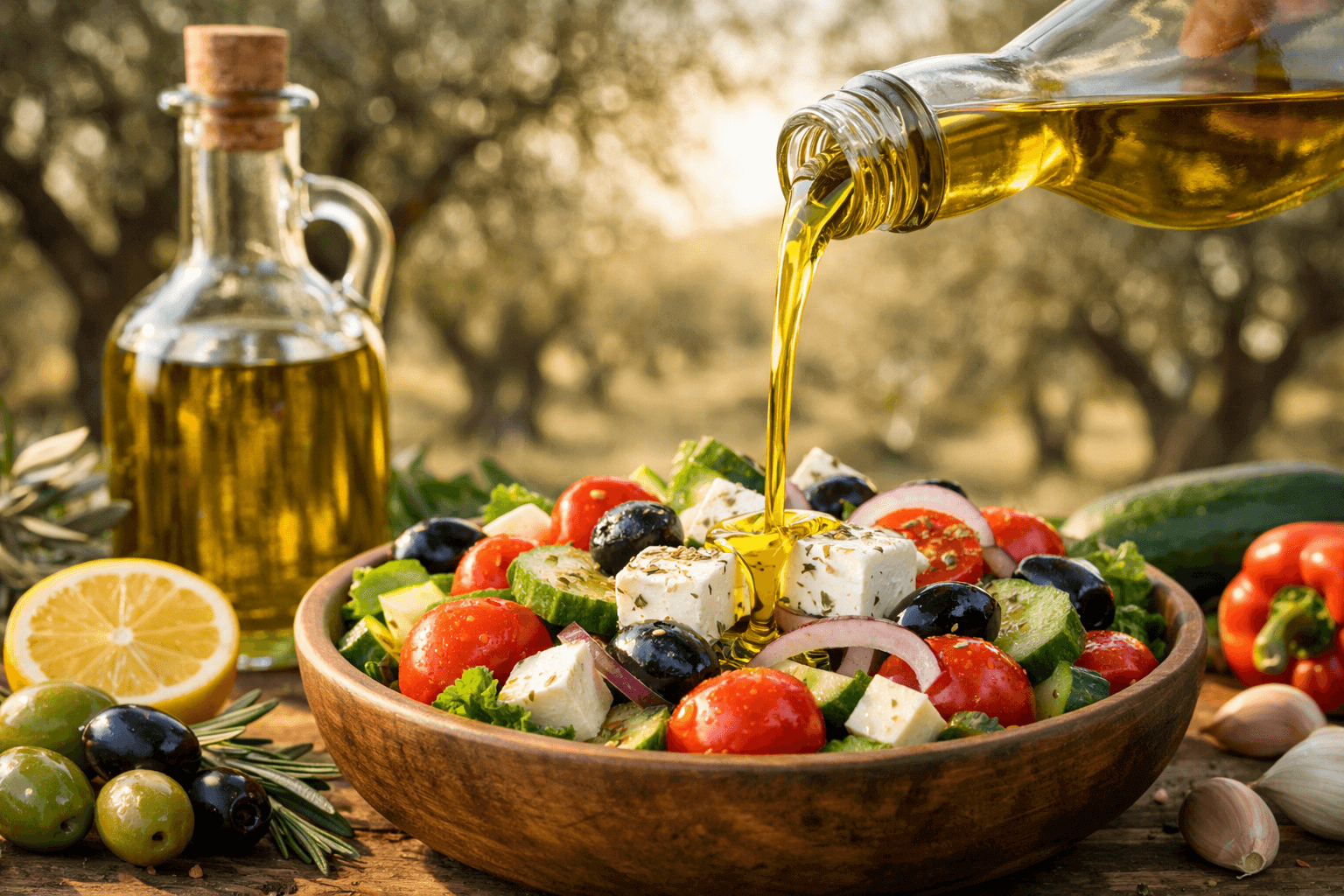 Extra virgin olive oil as a Mediterranean superfood for heart, brain, and longevity