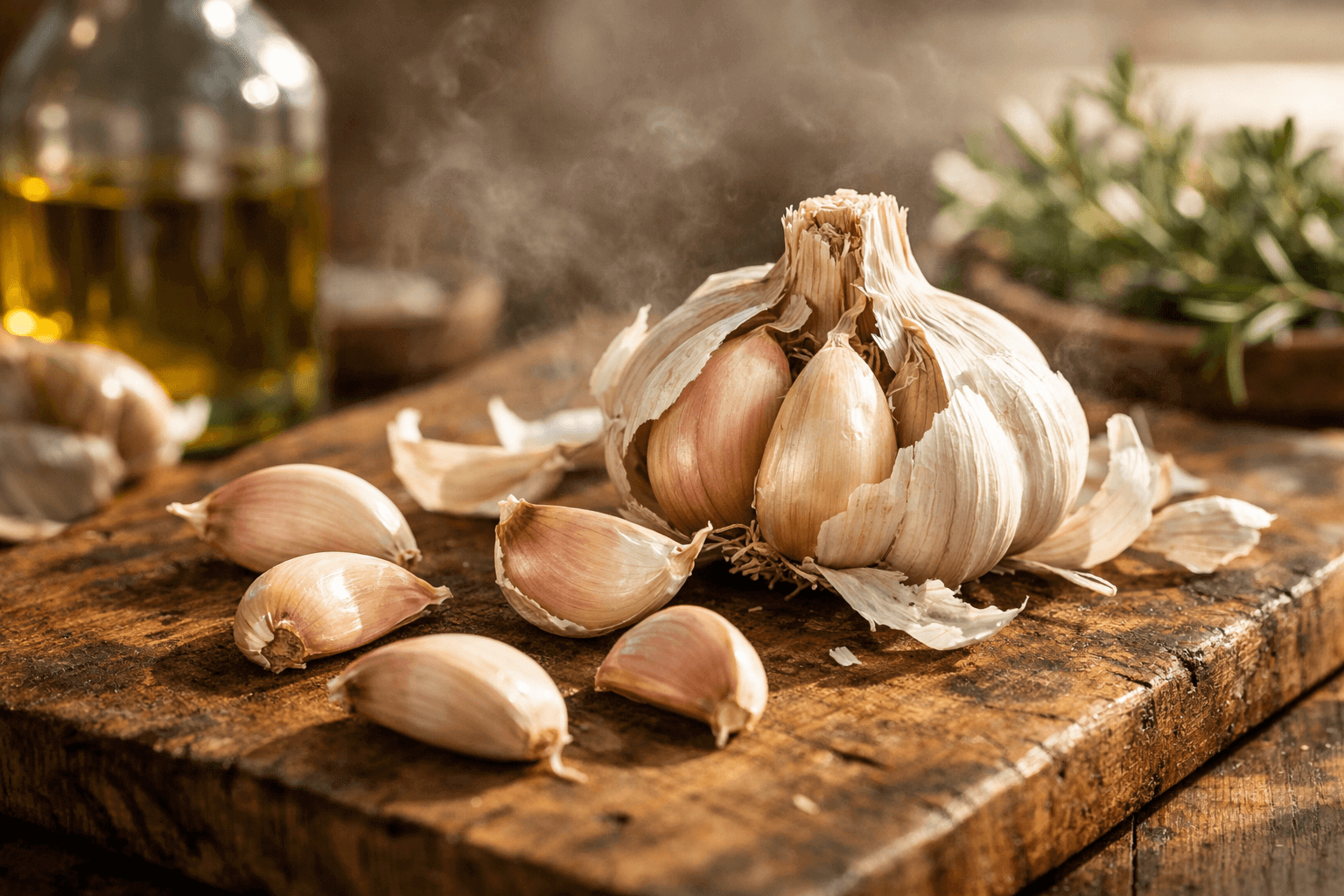 Garlic superfood for heart, brain and immunity